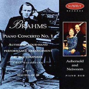 Brahms: Four Hands – Aebersold and Neiweem piano duo