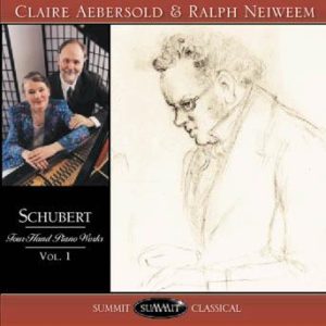 Schubert: Four-Hand Piano Works, vol. 1 – Aebersold and Neiweem piano duo