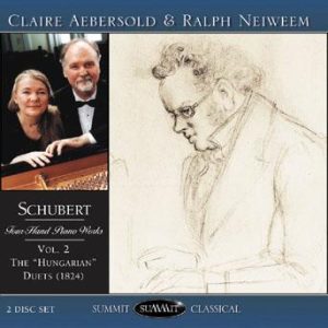 Schubert: Four-Hand Piano Works, vol. 2 – Aebersold and Neiweem piano duo